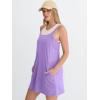 imageANRABESS Women Athletic Tennis Dress 2026 Summer Square Neck Active Romper Built in Shorts Casual Athleisure Mini DressesPurple