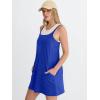 imageANRABESS Women Athletic Tennis Dress 2026 Summer Square Neck Active Romper Built in Shorts Casual Athleisure Mini DressesRoyal Blue