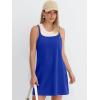 imageANRABESS Women Athletic Tennis Dress 2026 Summer Square Neck Active Romper Built in Shorts Casual Athleisure Mini DressesRoyal Blue
