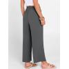 imageANRABESS Women Wide Leg Capri Pants Summer Palazzo High Waisted Casual Loose Lounge Flowy Cropped Beach Trousers Work OutfitsDark Gray