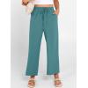 imageANRABESS Women Wide Leg Capri Pants Summer Palazzo High Waisted Casual Loose Lounge Flowy Cropped Beach Trousers Work OutfitsLake