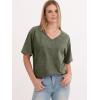 imageANRABESS Womens Oversized Acid Washed TShirt Short Sleeve Vintage Casual V Neck Tops 2026 Summer Basic Tee Trendy ClothesArmy Green