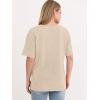 imageANRABESS Womens Oversized Acid Washed TShirt Short Sleeve Vintage Casual V Neck Tops 2026 Summer Basic Tee Trendy ClothesBeige