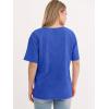 imageANRABESS Womens Oversized Acid Washed TShirt Short Sleeve Vintage Casual V Neck Tops 2026 Summer Basic Tee Trendy ClothesBlue