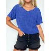 imageANRABESS Womens Oversized Acid Washed TShirt Short Sleeve Vintage Casual V Neck Tops 2026 Summer Basic Tee Trendy ClothesBlue