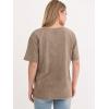 imageANRABESS Womens Oversized Acid Washed TShirt Short Sleeve Vintage Casual V Neck Tops 2026 Summer Basic Tee Trendy ClothesCoffee