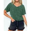 imageANRABESS Womens Oversized Acid Washed TShirt Short Sleeve Vintage Casual V Neck Tops 2026 Summer Basic Tee Trendy ClothesDark Green