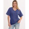 imageANRABESS Womens Oversized Acid Washed TShirt Short Sleeve Vintage Casual V Neck Tops 2026 Summer Basic Tee Trendy ClothesDeed Blue