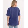 imageANRABESS Womens Oversized Acid Washed TShirt Short Sleeve Vintage Casual V Neck Tops 2026 Summer Basic Tee Trendy ClothesDeed Blue