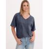 imageANRABESS Womens Oversized Acid Washed TShirt Short Sleeve Vintage Casual V Neck Tops 2026 Summer Basic Tee Trendy ClothesNavy Blue