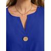 imageANRABESS Womens Tops 34 Sleeve Dressy Casual V Neck Henley Tee Shirts 2026 Summer Business Work Blouses Fashion ClothesRoyal Blue