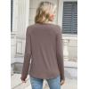 imageANRABESS Long Sleeve Shirts for Women Casual Crewneck Basic Tee Tshirts Loose Fit Curved Hem Tunic Top 2026 Fall OutfitsBrown