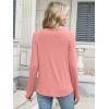 imageANRABESS Long Sleeve Shirts for Women Casual Crewneck Basic Tee Tshirts Loose Fit Curved Hem Tunic Top 2026 Fall OutfitsCoral