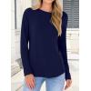 imageANRABESS Long Sleeve Shirts for Women Casual Crewneck Basic Tee Tshirts Loose Fit Curved Hem Tunic Top 2026 Fall OutfitsDark Navy Blue