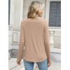imageANRABESS Long Sleeve Shirts for Women Casual Crewneck Basic Tee Tshirts Loose Fit Curved Hem Tunic Top 2026 Fall OutfitsLight Brown