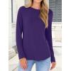 imageANRABESS Long Sleeve Shirts for Women Casual Crewneck Basic Tee Tshirts Loose Fit Curved Hem Tunic Top 2026 Fall OutfitsPurple