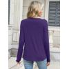 imageANRABESS Long Sleeve Shirts for Women Casual Crewneck Basic Tee Tshirts Loose Fit Curved Hem Tunic Top 2026 Fall OutfitsPurple