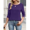 imageANRABESS Long Sleeve Shirts for Women Casual Crewneck Basic Tee Tshirts Loose Fit Curved Hem Tunic Top 2026 Fall OutfitsPurple
