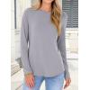 imageANRABESS Long Sleeve Shirts for Women Casual Crewneck Basic Tee Tshirts Loose Fit Curved Hem Tunic Top 2026 Fall OutfitsSliver Gray