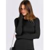imageANRABESS Women Long Sleeve Shirts Rib Knit Slim Fit Tops Basic Tee Spring Outfits Casual TShirt Underscrubs Layer ClothesBlack