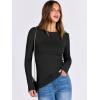 imageANRABESS Women Long Sleeve Shirts Rib Knit Slim Fit Tops Basic Tee Spring Outfits Casual TShirt Underscrubs Layer ClothesBlack