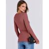 imageANRABESS Women Long Sleeve Shirts Rib Knit Slim Fit Tops Basic Tee Spring Outfits Casual TShirt Underscrubs Layer ClothesBrick Red