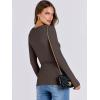 imageANRABESS Women Long Sleeve Shirts Rib Knit Slim Fit Tops Basic Tee Spring Outfits Casual TShirt Underscrubs Layer ClothesBrown
