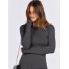 imageANRABESS Women Long Sleeve Shirts Rib Knit Slim Fit Tops Basic Tee Spring Outfits Casual TShirt Underscrubs Layer ClothesCharcoal