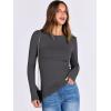 imageANRABESS Women Long Sleeve Shirts Rib Knit Slim Fit Tops Basic Tee Spring Outfits Casual TShirt Underscrubs Layer ClothesCharcoal