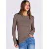imageANRABESS Women Long Sleeve Shirts Rib Knit Slim Fit Tops Basic Tee Spring Outfits Casual TShirt Underscrubs Layer ClothesCoffee