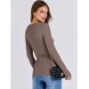 imageANRABESS Women Long Sleeve Shirts Rib Knit Slim Fit Tops Basic Tee Spring Outfits Casual TShirt Underscrubs Layer ClothesCoffee
