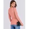 imageANRABESS Women Long Sleeve Shirts Rib Knit Slim Fit Tops Basic Tee Spring Outfits Casual TShirt Underscrubs Layer ClothesCoral