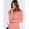 imageANRABESS Women Long Sleeve Shirts Rib Knit Slim Fit Tops Basic Tee Spring Outfits Casual TShirt Underscrubs Layer ClothesCoral