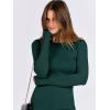 imageANRABESS Women Long Sleeve Shirts Rib Knit Slim Fit Tops Basic Tee Spring Outfits Casual TShirt Underscrubs Layer ClothesForest Green