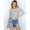 imageANRABESS Women Long Sleeve Shirts Rib Knit Slim Fit Tops Basic Tee Spring Outfits Casual TShirt Underscrubs Layer ClothesGrey