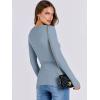 imageANRABESS Women Long Sleeve Shirts Rib Knit Slim Fit Tops Basic Tee Spring Outfits Casual TShirt Underscrubs Layer ClothesLight Blue