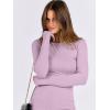imageANRABESS Women Long Sleeve Shirts Rib Knit Slim Fit Tops Basic Tee Spring Outfits Casual TShirt Underscrubs Layer ClothesLight Purple