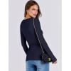 imageANRABESS Women Long Sleeve Shirts Rib Knit Slim Fit Tops Basic Tee Spring Outfits Casual TShirt Underscrubs Layer ClothesNavy Blue