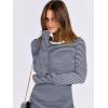 imageANRABESS Women Long Sleeve Shirts Rib Knit Slim Fit Tops Basic Tee Spring Outfits Casual TShirt Underscrubs Layer ClothesNavy Blue White