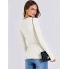 imageANRABESS Women Long Sleeve Shirts Rib Knit Slim Fit Tops Basic Tee Spring Outfits Casual TShirt Underscrubs Layer ClothesParchment