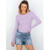 imageANRABESS Women Long Sleeve Shirts Rib Knit Slim Fit Tops Basic Tee Spring Outfits Casual TShirt Underscrubs Layer ClothesPurple