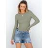 imageANRABESS Women Long Sleeve Shirts Rib Knit Slim Fit Tops Basic Tee Spring Outfits Casual TShirt Underscrubs Layer ClothesSage Green
