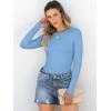 imageANRABESS Women Long Sleeve Shirts Rib Knit Slim Fit Tops Basic Tee Spring Outfits Casual TShirt Underscrubs Layer ClothesSky Blue