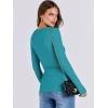 imageANRABESS Women Long Sleeve Shirts Rib Knit Slim Fit Tops Basic Tee Spring Outfits Casual TShirt Underscrubs Layer ClothesTeal