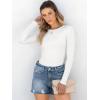 imageANRABESS Women Long Sleeve Shirts Rib Knit Slim Fit Tops Basic Tee Spring Outfits Casual TShirt Underscrubs Layer ClothesWhite