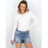 imageANRABESS Women Long Sleeve Shirts Rib Knit Slim Fit Tops Basic Tee Spring Outfits Casual TShirt Underscrubs Layer ClothesWhite