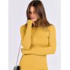 imageANRABESS Women Long Sleeve Shirts Rib Knit Slim Fit Tops Basic Tee Spring Outfits Casual TShirt Underscrubs Layer ClothesYellow