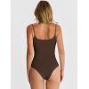 imageANRABESS Women Square Neck Spaghetti Straps Bodysuits Double Lined Sleeveless Backless Cami Body Suits Top 2026 TrendyDeep Brown