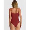 imageANRABESS Women Square Neck Spaghetti Straps Bodysuits Double Lined Sleeveless Backless Cami Body Suits Top 2026 TrendyWine Red