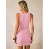 imageANRABESS Women Summer Tank Dress Ribbed Knit Fitted Bodycon Sleeveless Basic Cocktail Party Vacation Mini Dresses 2026Light Pink
